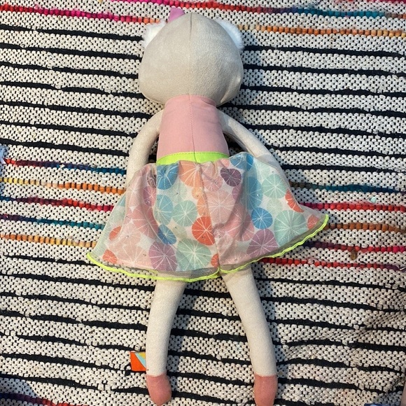 B. Softies Plush Cat with Bow - Picture 6 of 10